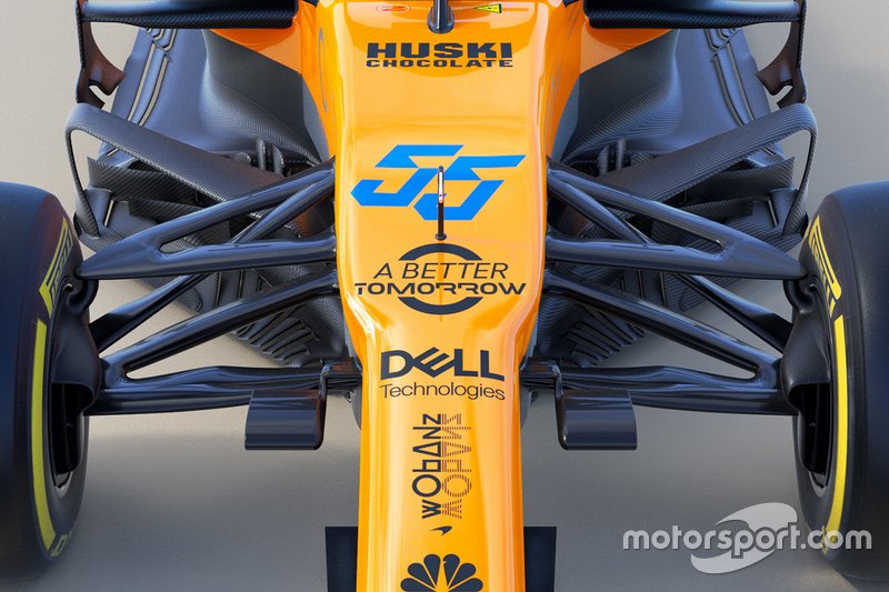 Detalle del McLaren MCL34