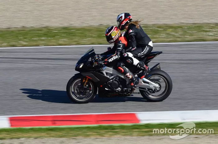 Max Biaggi y Vera Spadini