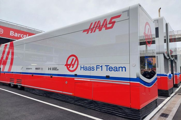 Motorhome del equipo Haas F1