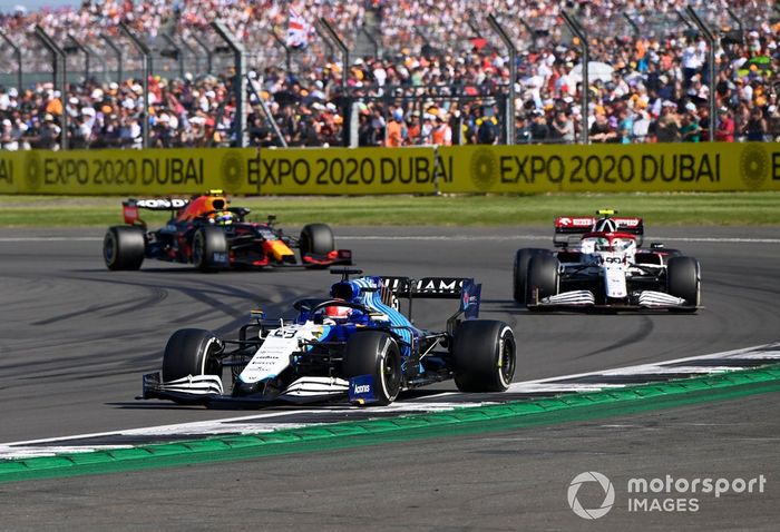 George Russell, Williams FW43B, Antonio Giovinazzi, Alfa Romeo Racing C41, Sergio Pérez, Red Bull Racing RB16B