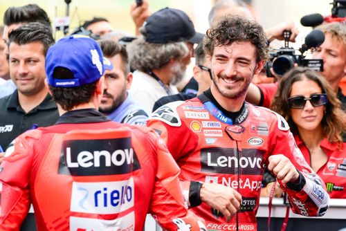 Francesco Bagnaia, Equipo Ducati, Marc Márquez, Equipo Ducati