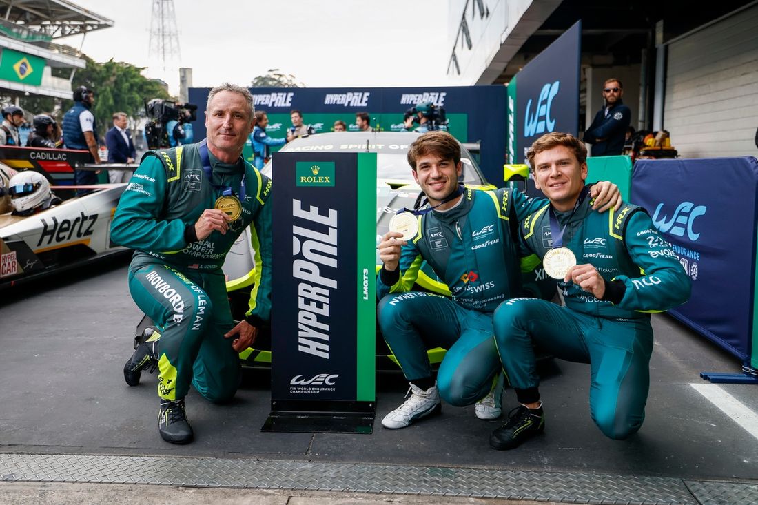 #10 Racing Spirit Of Leman Aston Martin Vantage AMR LMGT3: Derek Deboer, Eduardo Barrichello, Valentin Hasse Clot