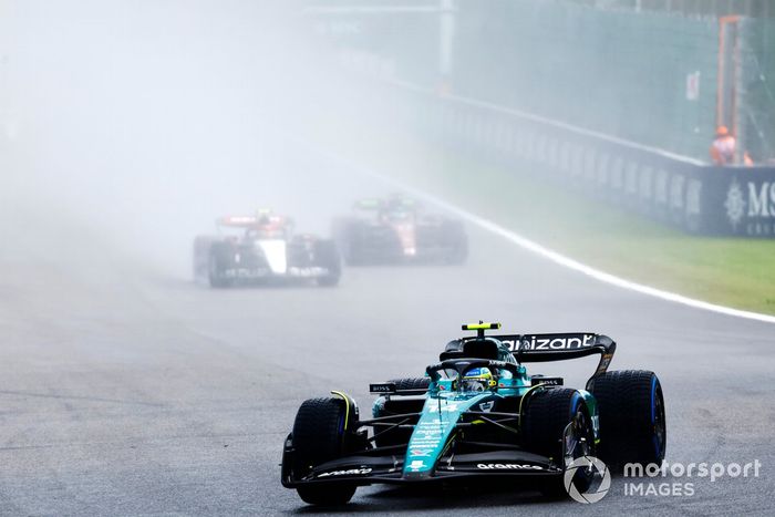 Fernando Alonso, Aston Martin AMR23, Yuki Tsunoda, AlphaTauri AT04, Valtteri Bottas, Alfa Romeo C43