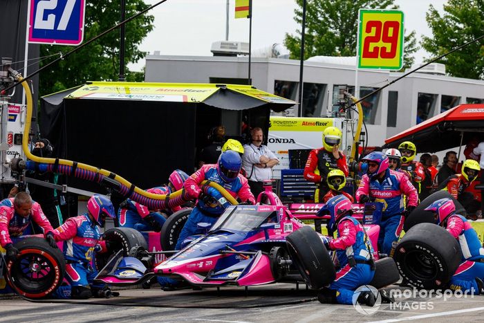 Alexander Rossi, Andretti Autosport Honda, Pit Stop