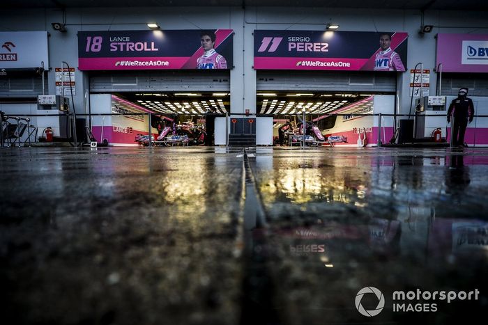 El box de Racing Point