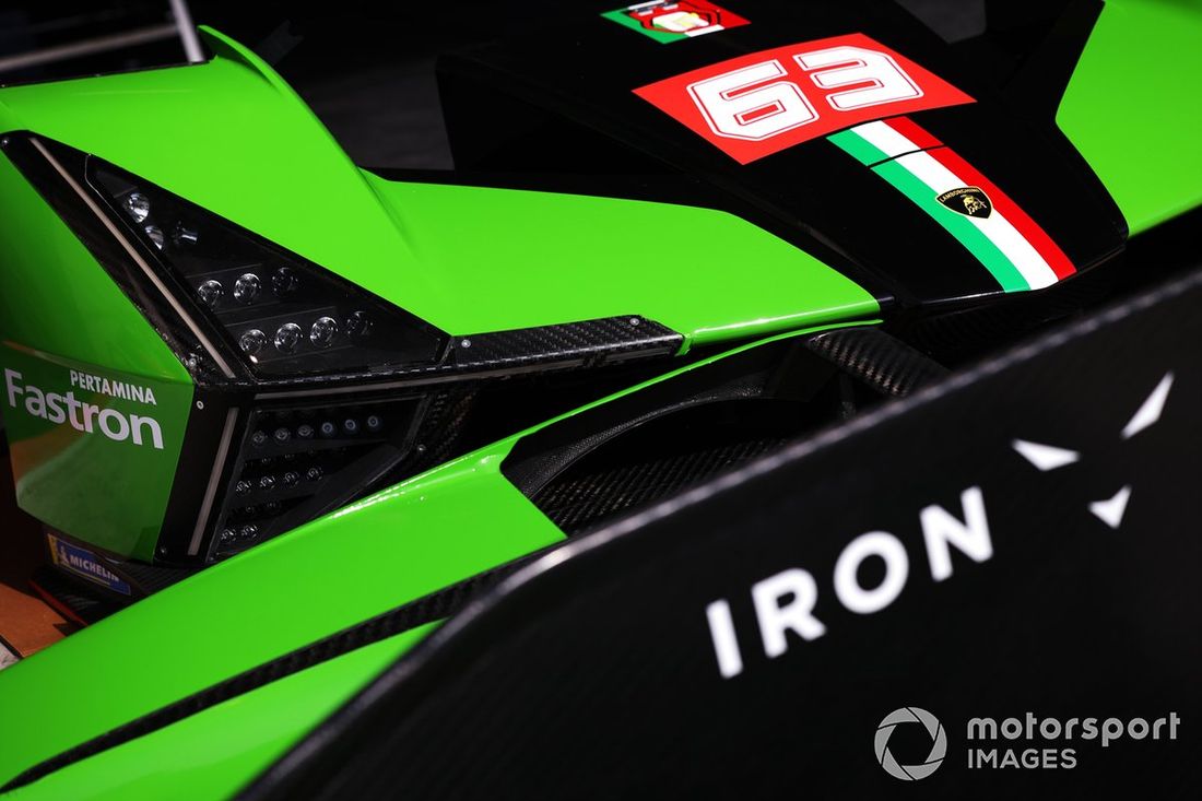 #63 Lamborghini Iron Lynx Lamborghini SC63: Mirko Bortolotti, Edoardo Mortara, Daniil Kvyat
