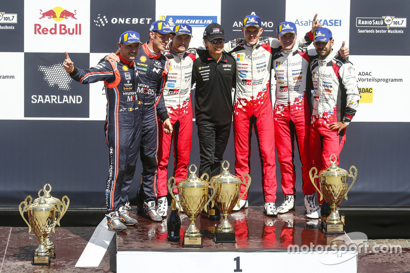 Ott Tanak, Martin Järveoja, Toyota Gazoo Racing, Thierry Neuville, Nicolas Gilsoul, Hyundai Motorsport, Esapekka Lappi, Janne Ferm, Toyota Yaris WRC, Toyota Gazoo Racing
