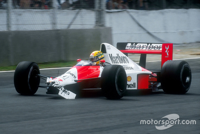 GP do Brasil de 1990 – Ayrton Senna x Satoru Nakajima
