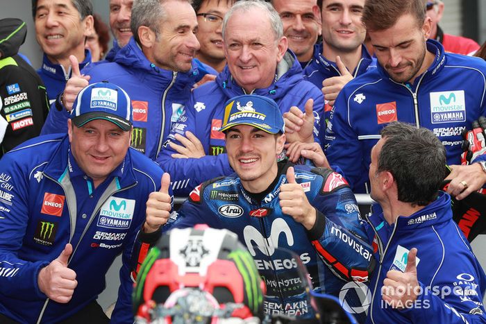 Segundo clasificado Maverick Viñales, Yamaha Factory Racing