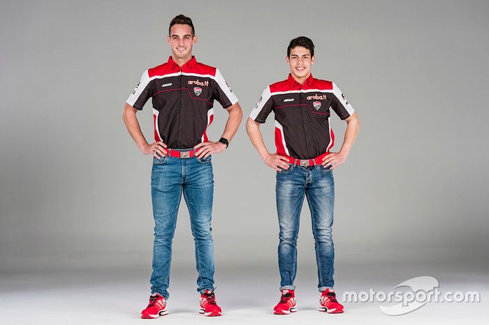 Michael Ruben Rinaldi y Leandro Mercado, Aruba.it Ducati SuperStock 1000 Junior Team