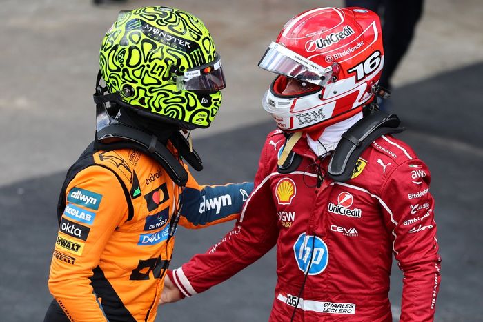Charles Leclerc, Ferrari, Lando Norris, McLaren