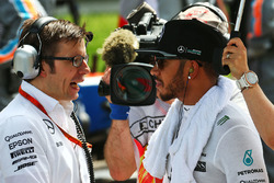 Lewis Hamilton, Mercedes AMG F1 Team op de grid