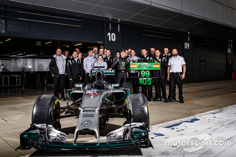 Jorge Lorenzo, Mercedes AMG F1 W05