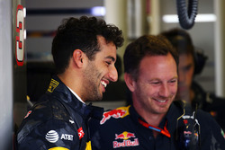 Daniel Ricciardo, Red Bull Racing, mit Christian Horner, Red Bull Racing, Teamchef