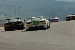#160 Stratstone Ferrari Ferrari 458: Wayne Marrs and #183 Ineco MP Racing Ferrari 458: Manuela Gos