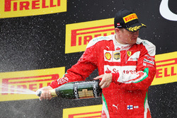 Кімі Райкконен, Ferrari святкує своє третє місце на подіумі