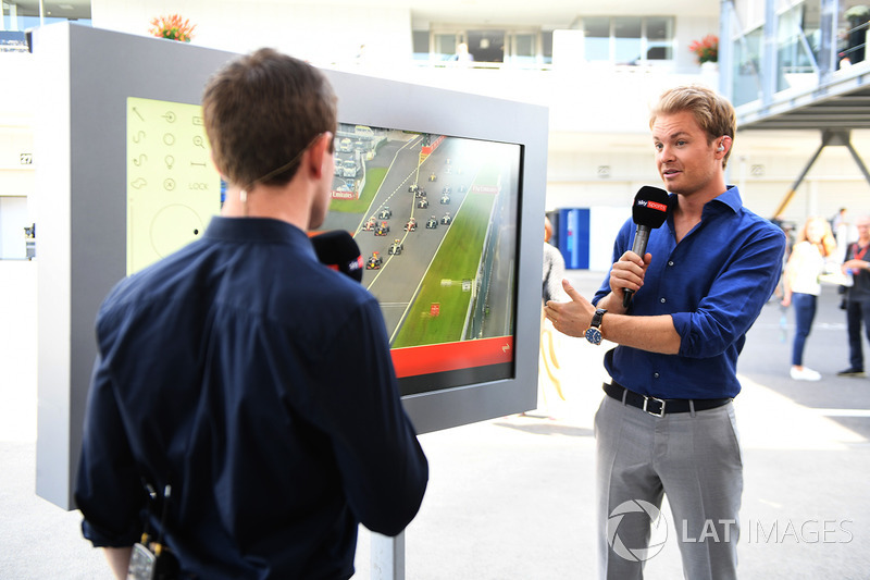 Anthony Davidson, Sky TV and Nico Rosberg, Mercedes-Benz Ambassador