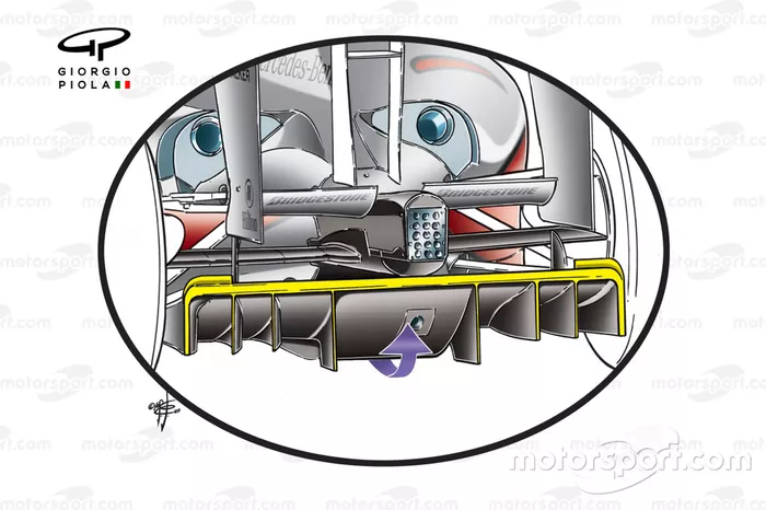 McLaren MP4-24 2009 diffuser detail