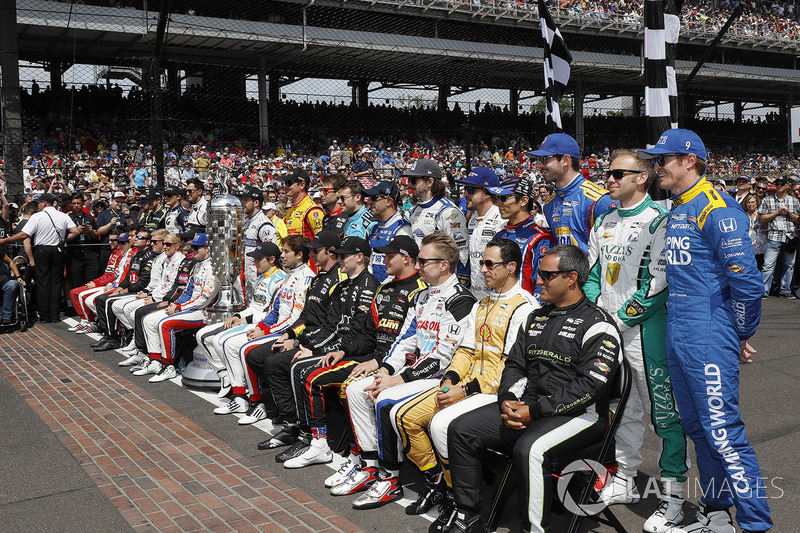 2017 Indy 500 Drivers group