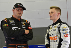Johnny Sauter, GMS Racing, Chevrolet Silverado ISM Connect and Justin Haley, GMS Racing, Chevrolet Silverado Fraternal Order Of Eagles