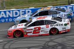 Brad Keselowski, Team Penske, Ford Fusion Wurth and Kevin Harvick, Stewart-Haas Racing, Ford Fusion Busch Beer