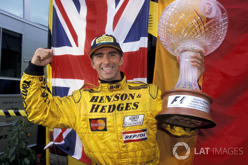 Le vainqueur Damon Hill, Jordan