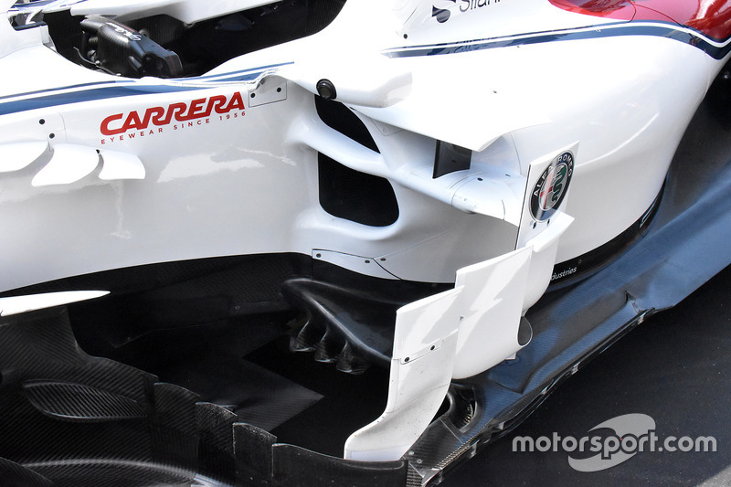 Область дефлекторов Sauber C37