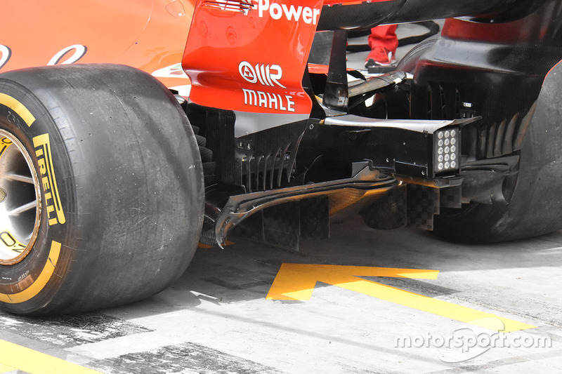 Diffuseur de la Ferrari SF71H