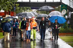 Rain continues to fall in the paddock