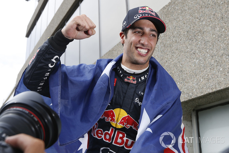 Racewinnaar Daniel Ricciardo, Red Bull Racing