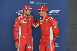 Sebastian Vettel, Ferrari ve Kimi Raikkonen, Ferrari