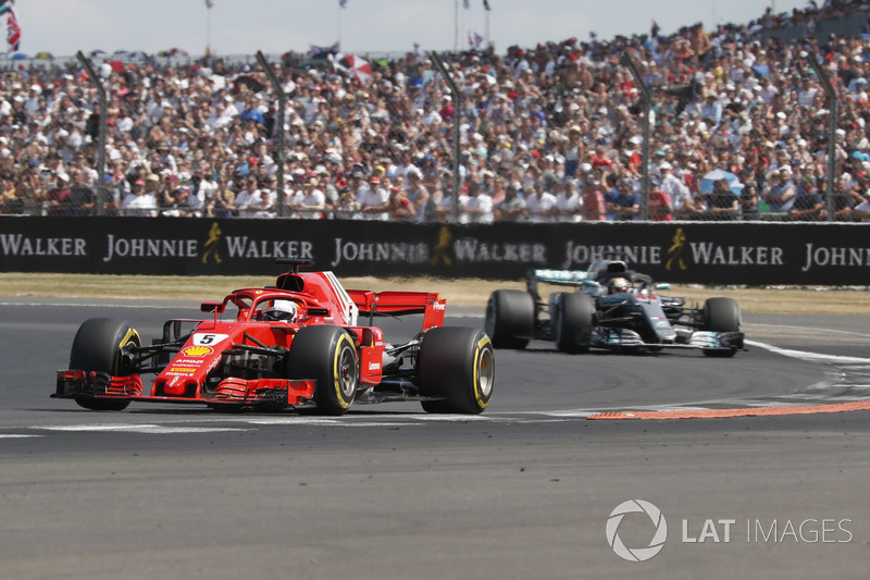 Sebastian Vettel, Ferrari, Lewis Hamilton, Mercedes-AMG F1 W09