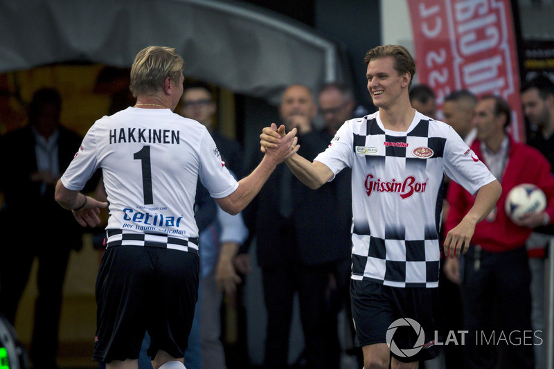 Mika Hakkinen ve Mick Schumacher