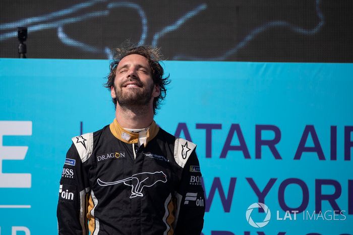 Jean-Eric Vergne, Techeetah, celebra su victoria