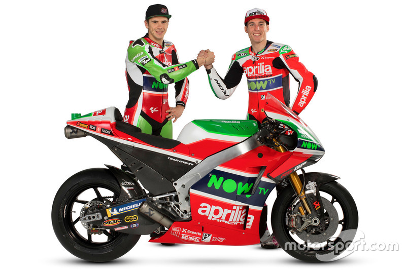 Гонщики Aprilia Racing Team Gresini Скотт Реддинг и Алеш Эспаргаро