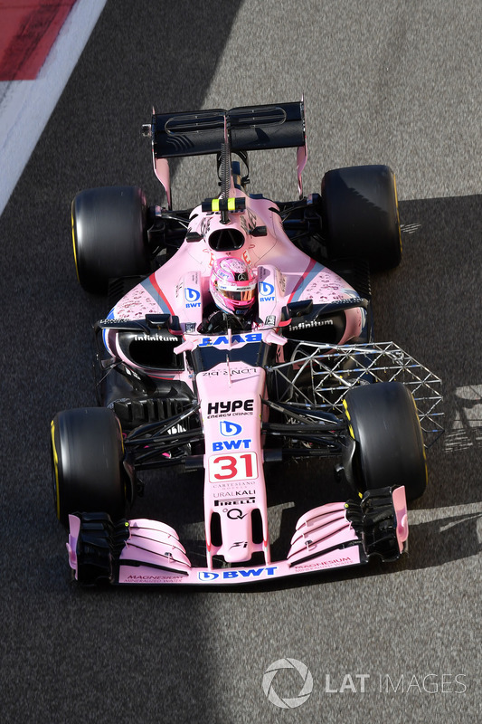Esteban Ocon, Sahara Force India VJM10 con sensores