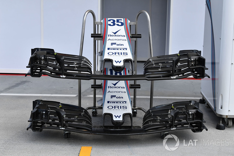 Hidung dan sayap depan Williams FW41