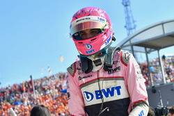 Esteban Ocon, Force India F1, parc ferme