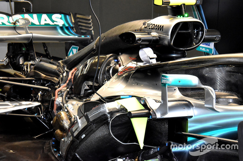 Motor del Mercedes AMG F1 W09