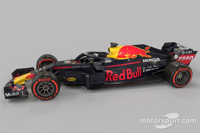 Red Bull RB14 mit Honda-Logo