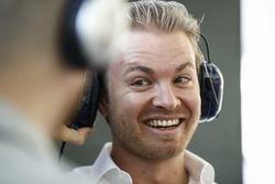 Nico Rosberg in de pits