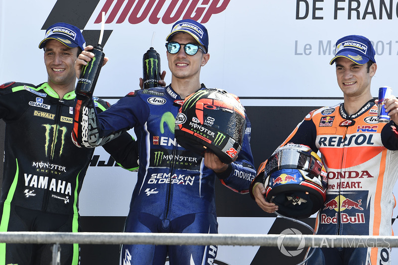 Vinales menang, Zarco podium perdana dan Pedrosa finis ketiga