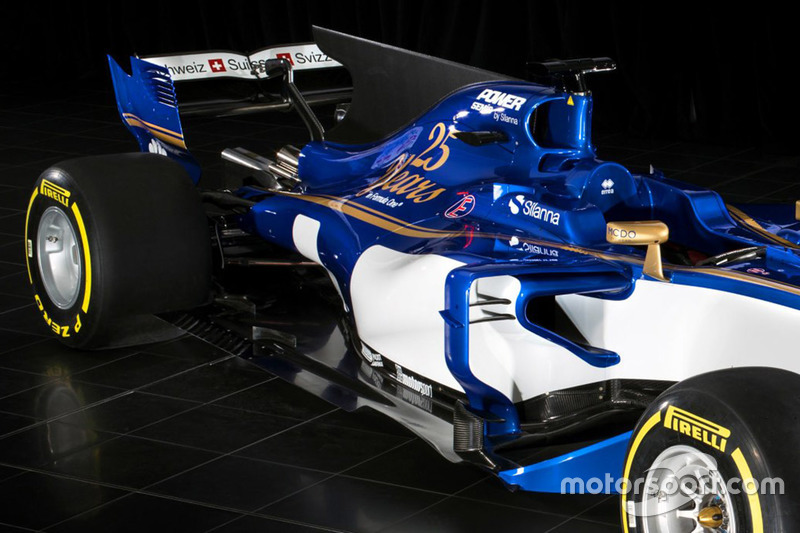 Sauber C36 achterkant detail