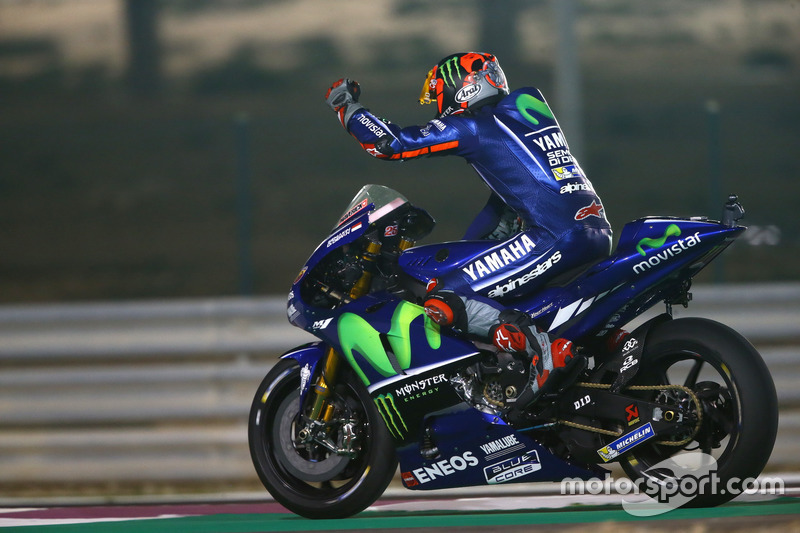 Maverick Vinales, Yamaha Factory Racing memenangi MotoGP Qatar 2017