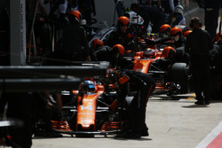 Fernando Alonso, McLaren MCL32, Stoffel Vandoorne, McLaren MCL32