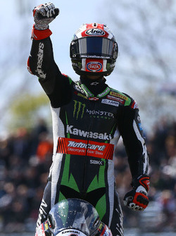 Le vainqueur Jonathan Rea, Kawasaki Racing