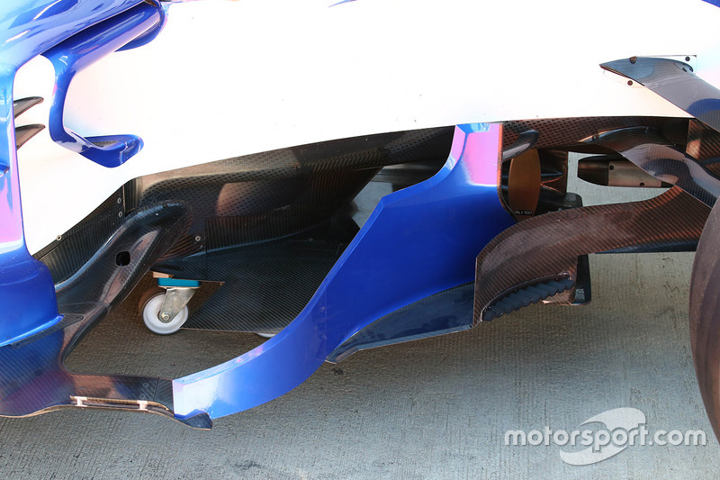 Sauber C36 detalle aero
