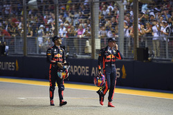 Daniel Ricciardo, Red Bull Racing and Max Verstappen, Red Bull Racing in parc ferme