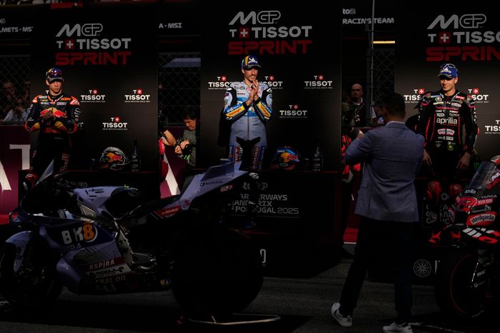 Pedro Acosta, Red Bull KTM Factory Racing, Marco Bezzecchi, Aprilia Racing, Alex Marquez, Gresini Racing