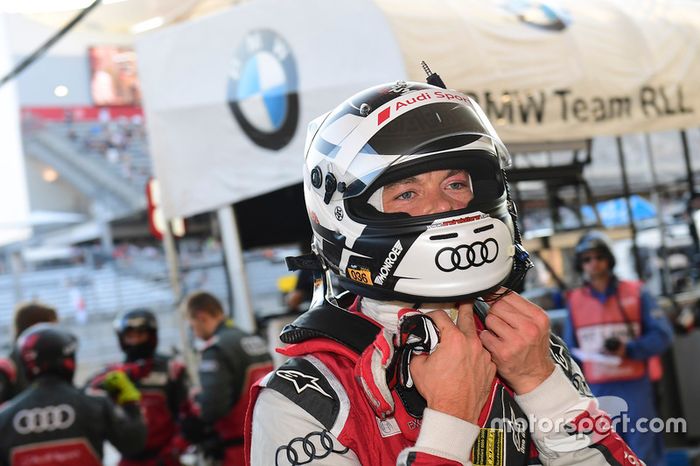 Gandador de la pole Andre Lotterer, Audi Sport Team Joest